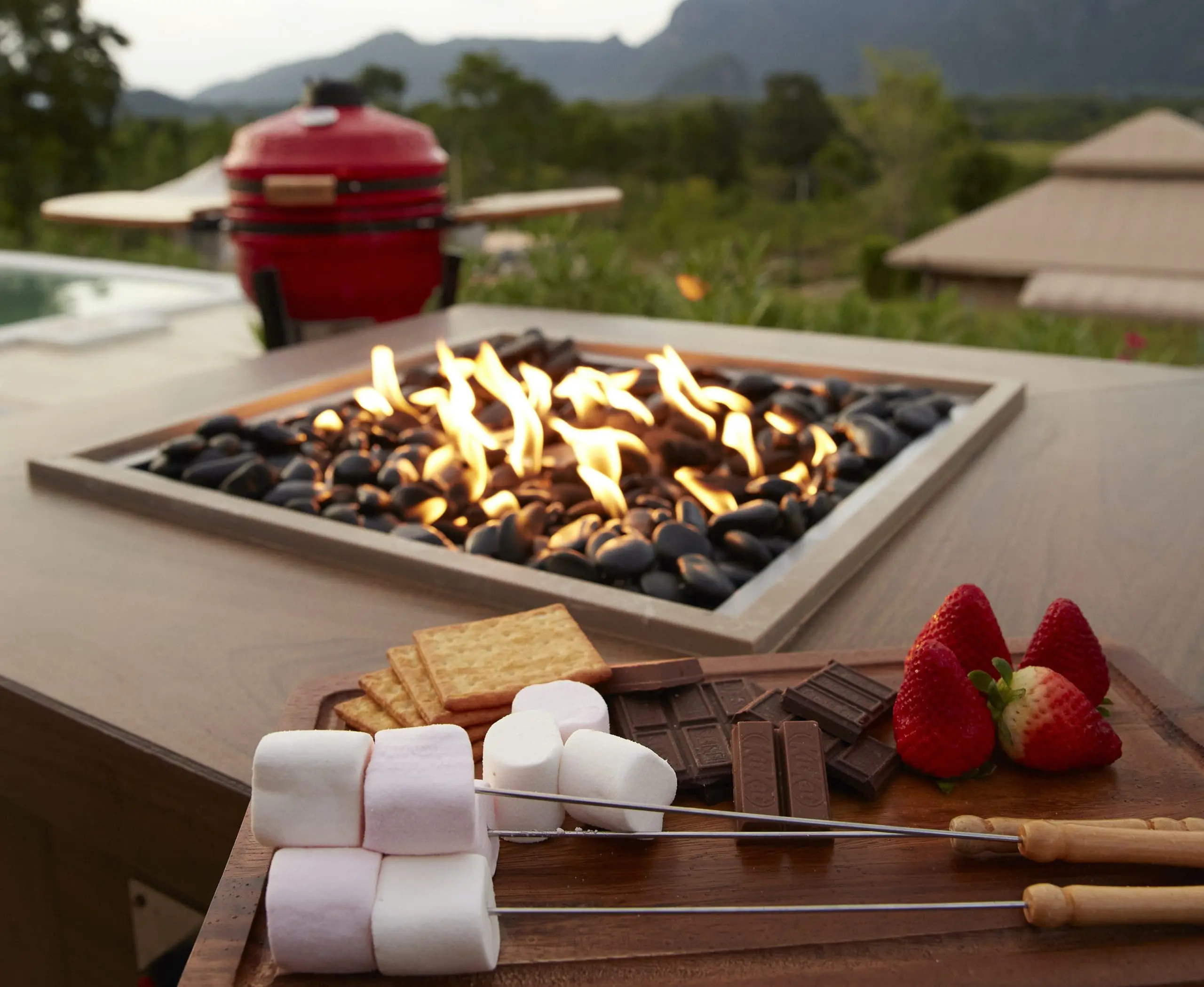 In-villa dining experience