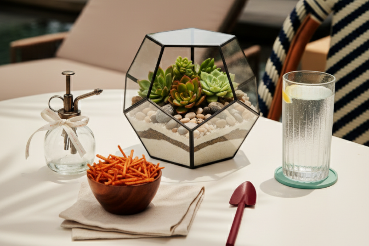 DIY Beach Club Terrarium