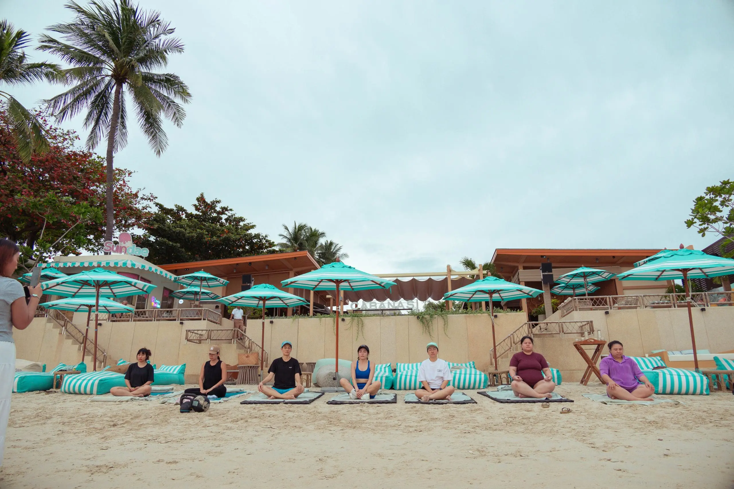 Yoga & Pranayama by the beach