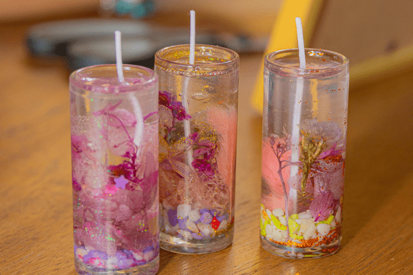 Flower Gel Candle