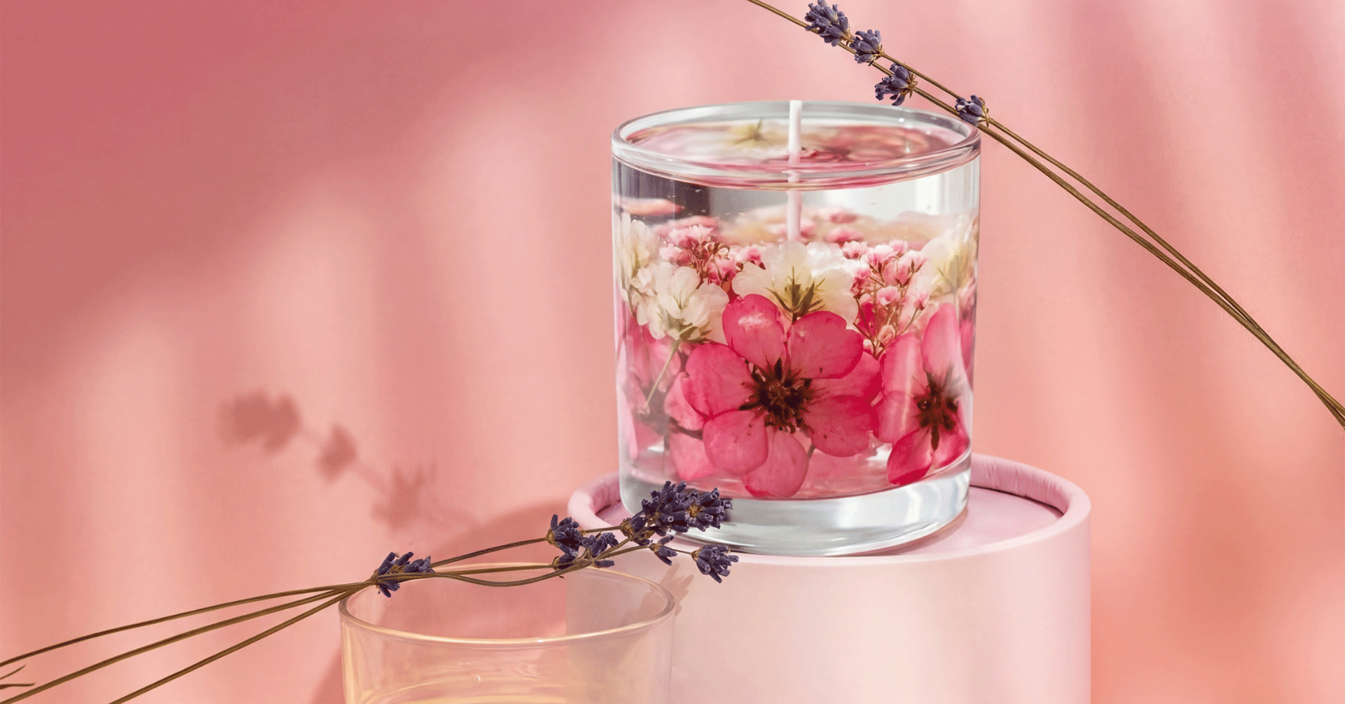 Flower Gel Candle
