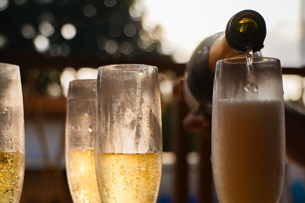 A welcome bottle of Prosecco