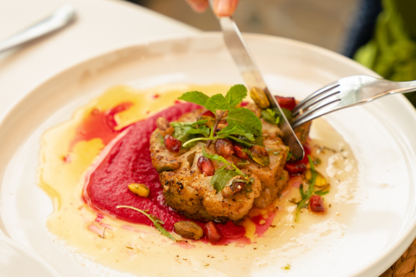 Healthy 2-course dining experience