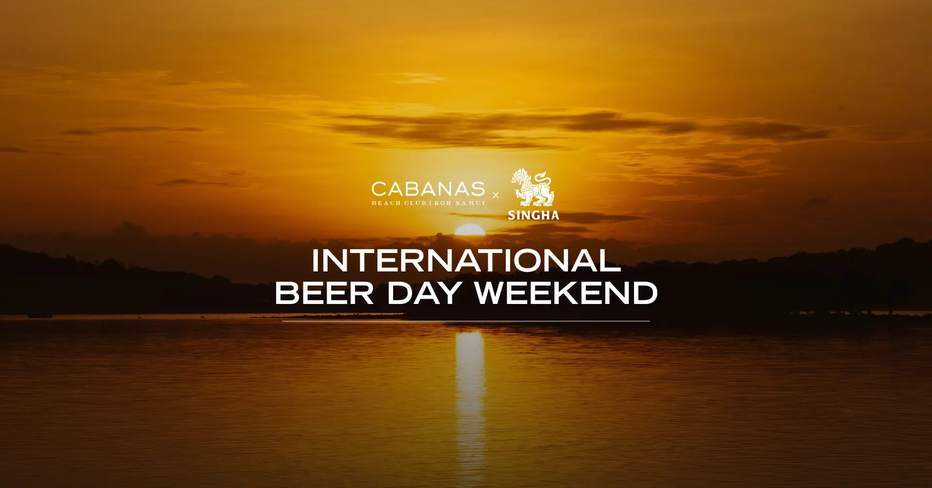 INTERNATIONAL BEER DAY WEEKEND