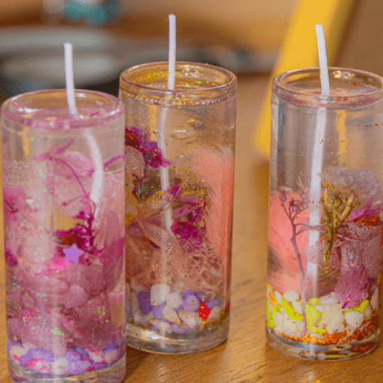 Flower Gel Candle
