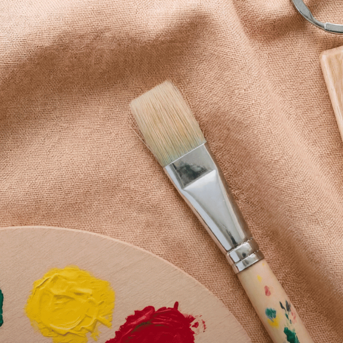 Wooden Key Chain Painting