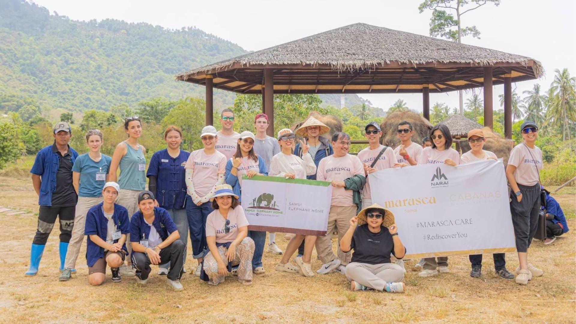 วันคุ้มครองโลกที่มีความหมาย กับ #MarascaCare และ Samui Elephant Home