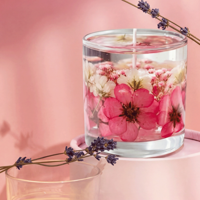 Flower Gel Candle