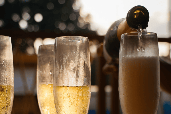 A welcome bottle of Prosecco