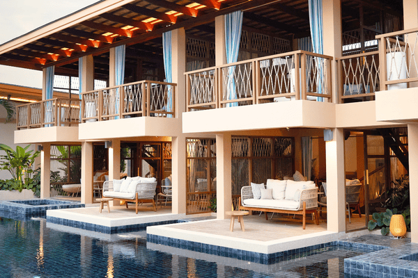 Preferred dining seating at Cabanas